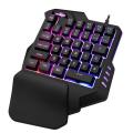 One-Handed Keyboard Gaming K108 Mechanical For PUGB Mobile Game Left Hand Small. 