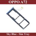 Oppo A72 SIM Tray Sim Jacket Sim Slot Sim Door For Oppo A72 - Sky Blue. 