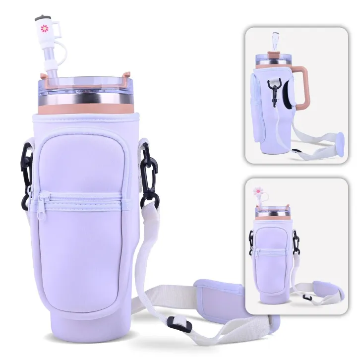 Tumbler%20Bag%20%7C%20Water%20Bottle%20Carrier%20Bag%20with%20Adjustable%20Shoulder%20Strap%20and%20Zipper%20Storage%20Pouch%20-%20Image%204