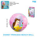 Bestway 91042 Disney Princess Inflatable Beach Ball Ariel_ Snow White, Belle Cartoon Character 20 Inches Balls For Kids Swimming Pool Game. 