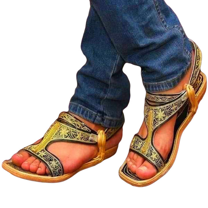 Chakwal Zari Chappal,Traditional Karhai Sandal For Men ps-53