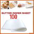 Butter Paper | Baking Paper | Shawarma Wrapping Paper | Food Wrapping Paper  Sheets- 7.5 x 9.5 inches Size. 