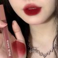 PinkCoco Non-stick Cup Quick-drying Lipstick Waterproof Long-lasting Lip Gloss Matte Velvet Lip Tint Powder Mist Lip Glaze Lipstick Lip Cosmetics for Women. 