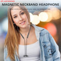 AKAMATE Noise Canceling Wireless Headphones, Bluetooth V5.0, Waterproof, Magnetic, HiFi Stereo, Sports Headphones, Microphone, Carrying Bag. 