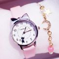 Primary School Student Fashion Girl Watch Cute Little Girl Watch Kids Cartoon Children Quartz Electronic Watch Girl Watch. 