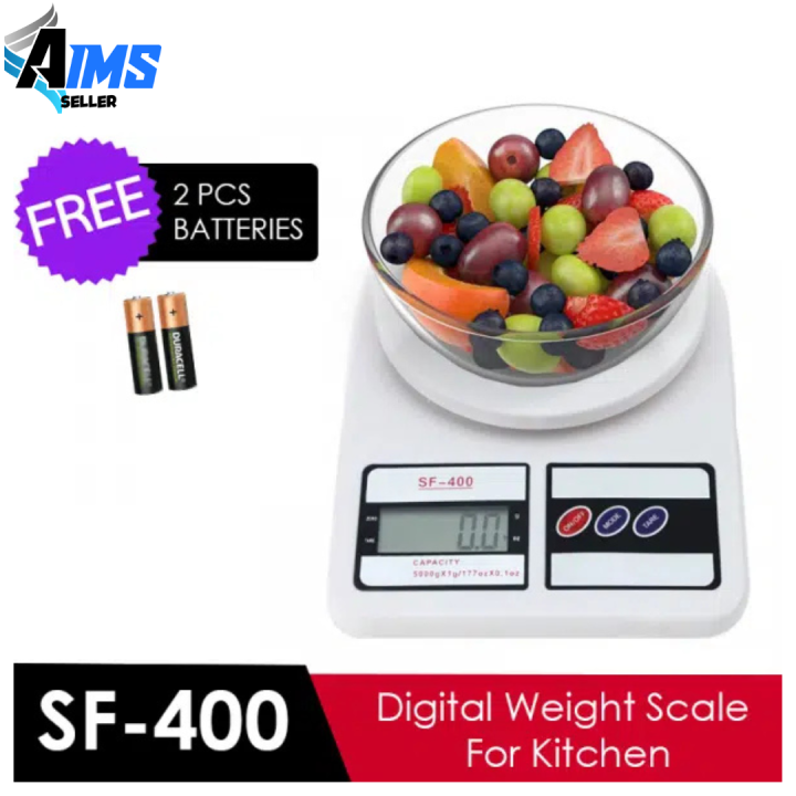Electronic Kitchen Scale Highly Accurate Smart Digital Weight Machine ...