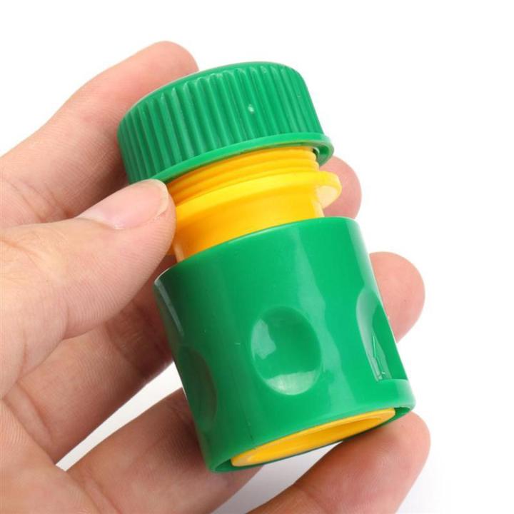Pack of 2 Hose Garden Tap Water Hose Pipe Connector Quick Connect Adapter Fitting Watering 1/2 / 3/4 inch