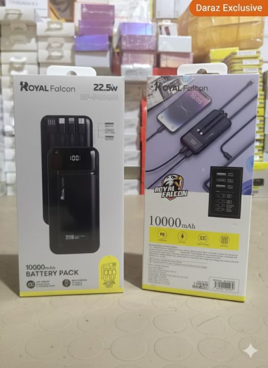 ⚡ ROYAL FALTAIN RF-PB14SS 10000mAh Power Bank (22.5W PD Fast Charging ...