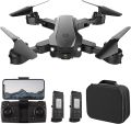 DM99 Drone with Dual Camera, 4K UHD Camera DM99 Drone, RC Quadcopter with 3D Flips, Trajectory Flight, Headless Mode, Altitude Hold, One Key Take Off/Landing, Bag and 2 Batteries. 