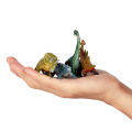 Dinosaur playset, simulation zoo, solid little Tyrannosaurus rex, pterosaur, Canglong, triceratops model, plastic ornaments. 