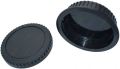 Lens Back Cap + Camera Body Cap Pair For Canon DSLR Cameras. 