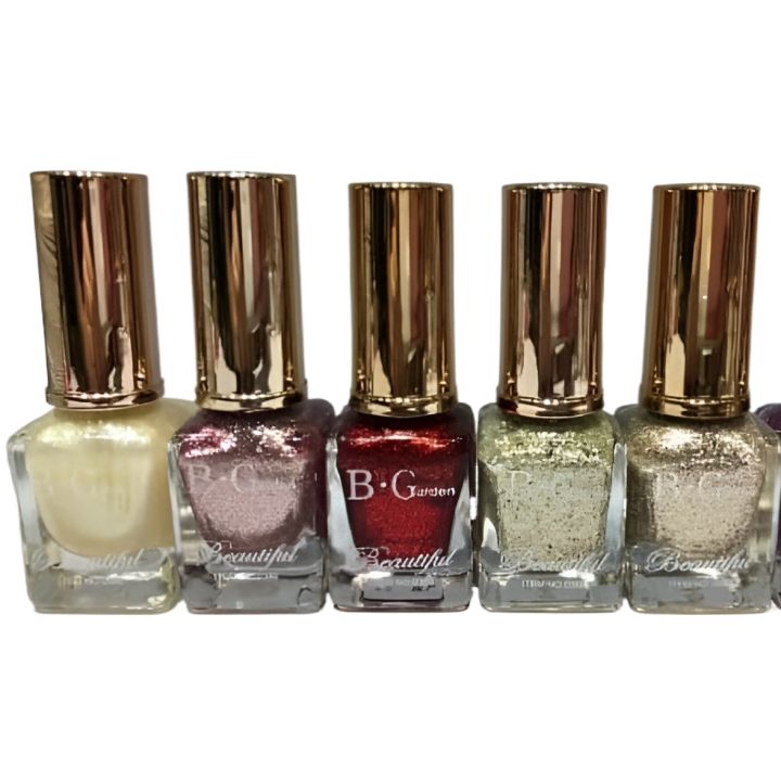 Beautiful Glitter Nail Polishes Colored Metallic Nail Polish Makeup Nails Nail Polish
