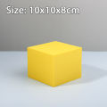 Life Products Photography Background Props Lipstick Nail Polish Photo Shoot Fotografia Hard Foam Cube White Black Pink Yellow. 