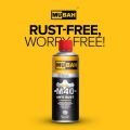 "Ultimate 400ml Rust Remover and Anti-Rust Spray for Bikes, Cars, and Metal Tools | MUBAH 100% Accurate | Top Rust Remover for Auto, Chrome, Steel, Multipurpose Use | Best Metal Cleaner, Penetrating Oil, Lubricant | Long-Lasting Protection". 