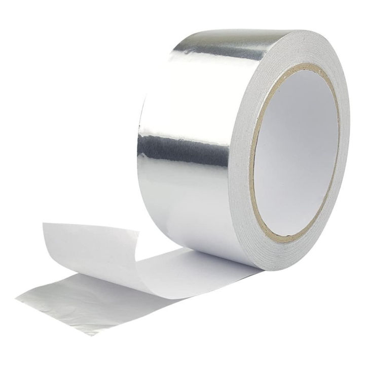 Silver%20Aluminium%20Foil%20Tape%20Adhesive%20Duct%20Tape%20-%20Heat%20Proof%20Multiple%20Use%20For%20Heating%20&%20Air%20Conditioning%20Repairs%20-%202%20Inch%20-%20Heat%20And%20Light%20Reflective%20-%20Image%202