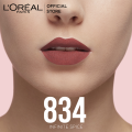 L'Oreal Paris - LOreal Infaillible Les Macarons Matte Liquid Lipstick 834 Infinite Spice. 