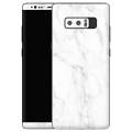Samsung Galaxy Note 8 Skin Wrap Protector back and sides White Marble. 