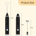 Rechargeable Electric Coffee Mixer USB Charging Egg Beater High Quality Handheld 3-Speed Adjustable Blender Rechargeable Electric Beater Baking Cream Foaming Machine. 
