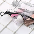 23cm*16cm Translucent Makeup Bag Waterproof Printing Leaves Pineapple Pattern Organizer Pouches Travel Bags Cosmetic Storage Bag. 