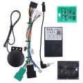 FLYEER 16Pin Car Audio Wiring Harness Audio Cord with Canbus Box for Chevrolet CAVALIER Spark Onix 2018-2020. 