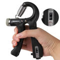 Automatic Counting Hand Gripper Adjustable Resistance Non-Slip Hand Grip Strength Trainer Fingers Wrist Forearm Exerciser Workout Gear Home Gym Exercise Equipment Hand Gripper 5-60KG. 