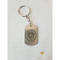 Manchester City Football Stainless steel key chain. 