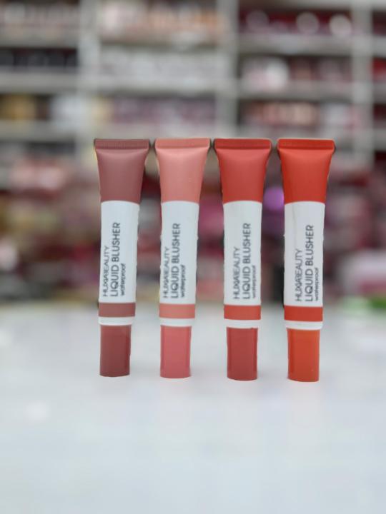 Huxia Beauty Liquid Blusher Waterproof Liquid Blush Liquid Blush Set (4 colors) Creamy blush||single blushon