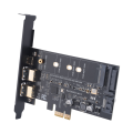 PCI-E to USB 3.0 PCI Express Card Incl.1 USB C and 2 USB A Ports, M.2 NVME to PCIe 3.0 Adapter Card with Bracket. 