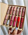 Crazy Girl - 12 Matte Colors Liquid Lipstick Box - 2.5ml*12pcs. 