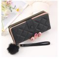 Jannah Beam Long Purse Lady Women's Multi-slot Zip Purse Woman Wallet Dompet Life 15P3. 