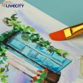 Comfortable Grip Paint Brushes 10pcs Long Handle Watercolor Paint Brushes Set for Artists Soft Bristles Strong Absorbency Round Pointed Ideal for Painting Projects Artist Paint Brushes. 