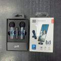 K9 Microphone for Type-C Phone, Plug-Play Wireless Mic with 2 Microphone for USB-C Android Phone Video Recording, Interview, Vlog, Auto Sync and Noise Reduction. 