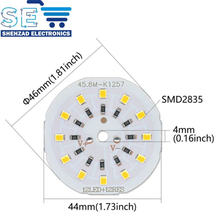 4PCS%20DC%2012V%2012W%2015W%20Led%20Lamp%20Panel%20Chip%20Bead%20LED%20Bulb%20Lamp%20Brightness%20Light%20-%20Image%204