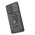 For Xiaomi Redmi Note 12 Pro 5G Case Slide Camera Protection Shockproof Back Cover with Ring Kickstand. 