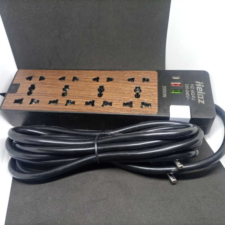 Heinz%20HZ%20M24U%20Socket%20Extension%20Lead%20facny%20&%20Heavy%20Duty%209ft%20High%20Quality%20Wire%20-%20Image%209