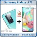 Samsung Galaxy A71 Tempered Glass Screen Protector Polish Glass + Back Camera 9H Gorilla Flexible Protector For Samsung Galaxy A71. 