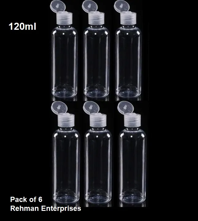 Pack%20of%206%20Empty%20Plastic%20Push%20Bottle%20120ml%20for%20Oil%20Hair%20Oil%20&%20Lotion%20Bottles%20-%20Image%202