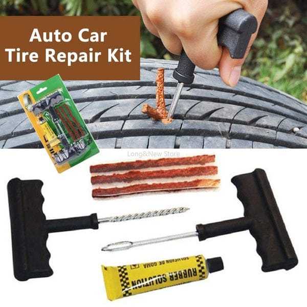Car Tubeless Tire Tyre Puncture Plug Repair Tools Kits Auto Motorcycle Tubeless Tire Tyre Puncture Plug Repair Tool