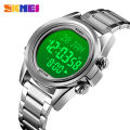 SKMEI Fashion Muslim Prayer Reminder Qibla Direction Waterproof Hijri Watches For Men Women 1667. 