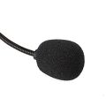 Condenser Headband Microphone with 3.5mm Plug and 1.5V Adapter for Voice Amplifier and Presentations. 
