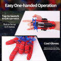 Spiderman Web Shooter Toy Kids Plastic Spiderman Launcher Gloves Wrist Toys Set Gift For Kids Spider Web Shooting Game - 2 Sets of Kids Spider Hero Role Play Launcher Gloves with Wrist Toy Set, Movie Theme, Plastic & Nylon Material. 