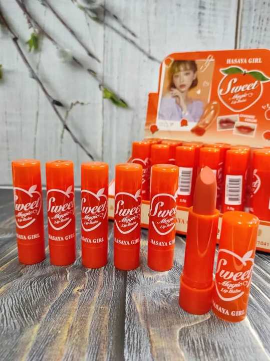 Hasaya Girl Lip Balm 6 Colors fruity flavour