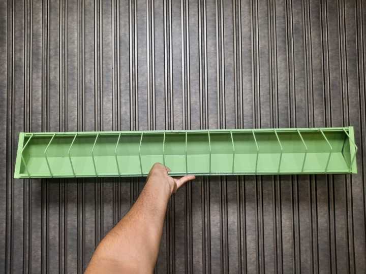 METAL ECONOMICAL Feeding TRAY-3Ft , Bird Feeder, Bird Feeding Tray, Pigeons, Poultry ,Hens