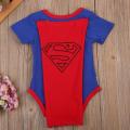 Baby Bodysuit Infant Jumpsuit Overall Short Sleeve Superman Body Suit Set Summer Cotton Baby Clothes. 