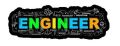 Engineer Sticker - 3 inch x 2 inch - Also Custom Stickers Available - Stickers for Laptop - Stickers for Mobile. 