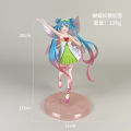 Hatsune Miku Hand made Cartoon anime Cherry Blossom Beauty Girl Butterfly Genie Chuyin Model Case Decoration. 