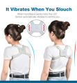 ​Smart Posture Corrector Vibration Belt USB Rechargeable Intelligent Vibration Induction Sensor Reminder High Elasticity Adjustable Upper Back Shoulder Lumbar Waist Support Belt for Children and Adult​. 
