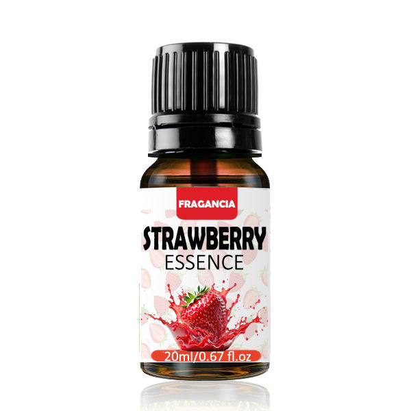 Strawberry Essence - Strawberry Flavour Liquid Essence for Baking Cakes, Jams, Jellies, Cookies, Ice Creams, Shrebats Strawberry Liquid Food Essence