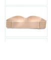No-Wire Strapless Bra, Strapless Bras for Women Wireless Bra Without Straps Comfortable Lightly Padded Bra Bralette Backless Breasts Padded Naturally Nude. 