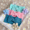 3Pcs/Set Cute Bowknot Baby Headband Soft Nylon Elastic Newborn Infant Hairband Solid Color Girls Hair Band Baby Hair Accessories. 